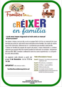 Taller Créixer en Família a l'Escola La Maquinista