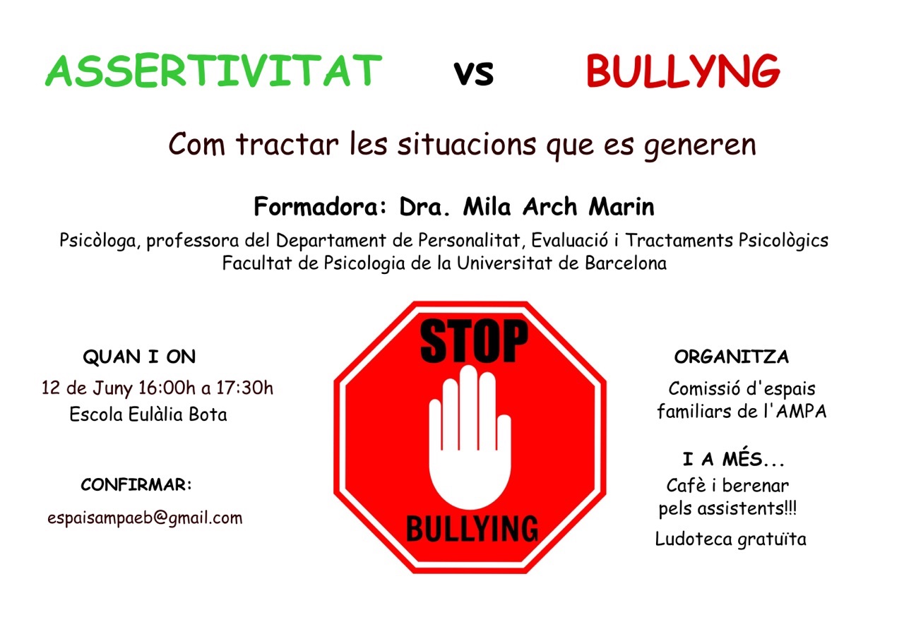 Xerrada Assertivitat vs Bullying