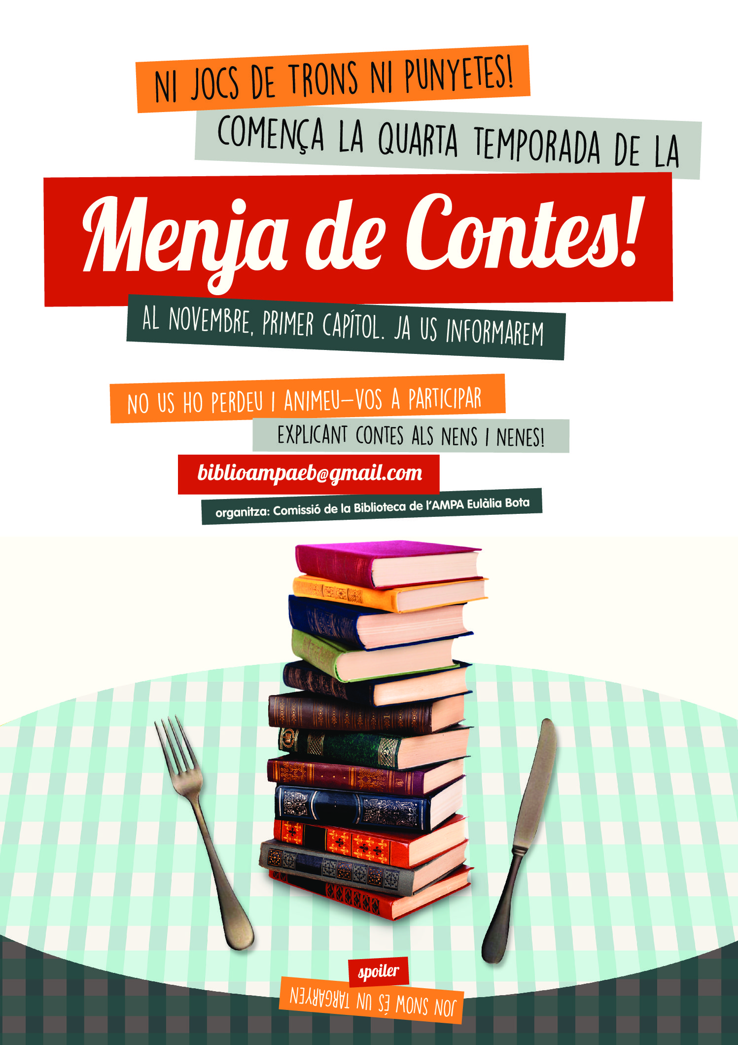 Comença la quarta temporada de Menja de Contes!